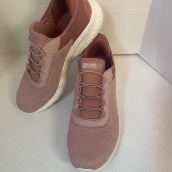 Skechers Slip-ins: BOBS Sport Squad Chaos Women Sneaker, size 8 in blush pink - Picture 2 of 7